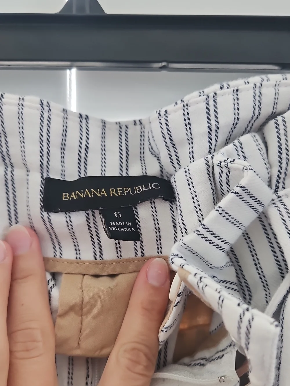 Linen Banana Republic Paper Bag Waist Pants